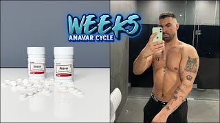 WEEK 5 ANAVAR ONLY CYCLE RESULTS BETWEEN 40MG ANAVAR  40MG DBOL PART 1 [upl. by Assina992]