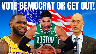 Enes Kanter Freedom DROPS BOMBSHELLS on NBA VOTE DEMOCRAT OR ELSE [upl. by Sivrahc318]