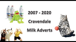 20072020 Cravendale Milk Advert Compilation inc Cats Muppets amp others [upl. by Dnomra]