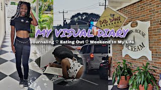 Visual Diary ep 001 ♡  Weekend In My Life  Journaling  Dentist Appointment etc [upl. by Jarita]