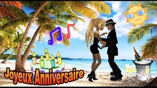 Joyeux Anniversaire Antillais 🎂🍾 Joyeux Anniversaire 🎂🍾 🎂🌹🎂🍾🎂💗🎼🎷🎻🎁 [upl. by Spears]