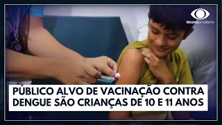 Crianças começam a ser vacinadas contra a dengue em 9 estados  Bora Brasil [upl. by Kamila]