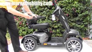 Drive Medical Cobra GT4 Fast Scooter Review by Marcs Mobility [upl. by Akihsar]