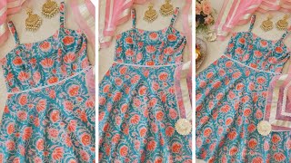 Peplum kurti Cutting and Stitching Easy method Step by Step  Peplum kurta [upl. by Ditter]