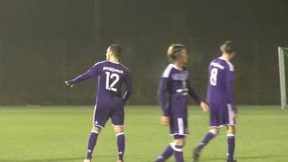 Andonline U21 RSC Anderlecht  KV Kortrijk free kick goal Gilles Denayer [upl. by Nytsirk]