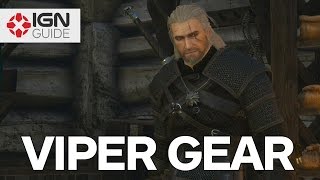 The Witcher 3 Hearts of Stone  Viper Witcher Gear Locations [upl. by Noj327]