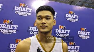 Jonnel Policarpio MVP sa PBA Season 49 Draft Combine [upl. by Adina16]