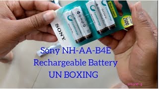 Sony NHAAB4E Rechargeable Battery unboxing  AMAZON [upl. by Deadman219]