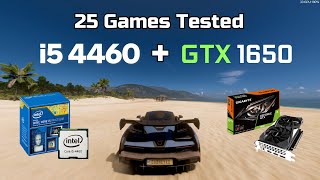 GTX 1650  i5 4460  25 Games Tested in 2024 [upl. by Allerym]