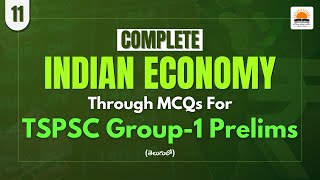 Complete Indian Economy through MCQs for TSPSC Group1 Prelims Taxation Part2 [upl. by Marih996]