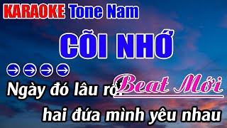 Cõi Nhớ Karaoke Tone Nam Karaoke Nhựt Anh  Beat Mới [upl. by Saire727]