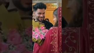 Zeeshaan ka muh metha😍 firstmeet 💐zeeshan rashida❤love fokats congrats shortvideo viralvideo [upl. by Ylek971]