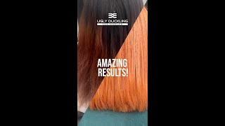 Copper Blonde Hair Transformation Using 744 amp 843  Hair Factory NYC [upl. by Vance]