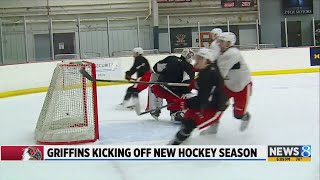 Griffins kicking off new hockey season [upl. by Aubarta]