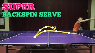 Learning Incredible Ghost Serve Super Backspin  MLFM Table Tennis Tutorial [upl. by Jase]