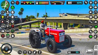 Big farming games farm games  tractor game 3d  farming simulator tractor game  tractor wale game [upl. by Akeyla]