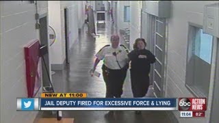 Pinellas County jail deputy fired for slapping inmate and lying about it [upl. by Hollyanne]