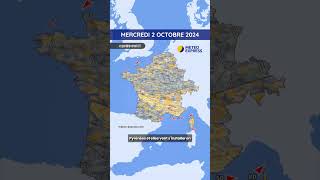 Météo du Mercredi 2 au Vendredi 4 Octobre 2024 [upl. by Luanne881]