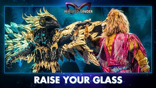 Raaf amp Leeuw  ‘Raise Your Glass’  The Masked Singer  seizoen 3  VTM [upl. by Quackenbush]