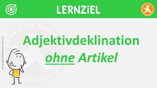 A21  Grammatik leicht gemacht Adjektivdeklination ohne Artikel [upl. by Drofnelg453]