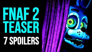 FNAF 2 LA PELICULA 7 SPOILERS del PRIMER TEASER [upl. by Henri]