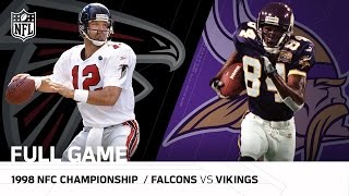 1998 NFC Championship Game Atlanta Falcons vs Minnesota Vikings NFL Full Game [upl. by Rizan991]