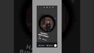 😊❤️New Instagram Story Idea For Birthday  Instagram Story Idea instagram cool story shorts [upl. by Manfred39]