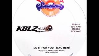 MAC Band  Do it for you 1986 [upl. by Naillil]