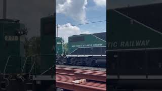 NYAR GP38s Throttling up at Yaphank [upl. by Willett986]