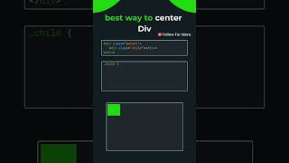 How to center a div I best way to center div css coding webdesign webdevelopment html [upl. by Pirbhai]