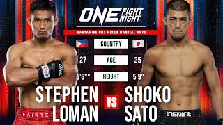 Stephen Loman vs Shoko Sato  Full Fight Replay [upl. by Jeth]