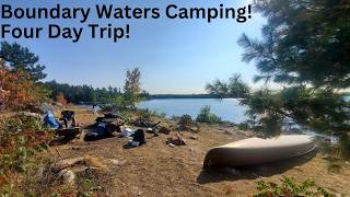 Northern Minnesota Woods Canoeing Camping Portaging Boundary Waters Trip [upl. by Aneleairam]