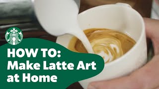 How to Make Latte Art at Home [upl. by Notslar108]