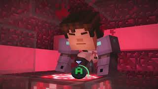 Pama boss fight minecraft story mode [upl. by Iznek745]