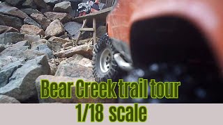 RC truck trail drive POV fcx18 [upl. by Nenney]