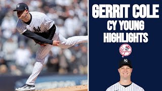 GERRIT COLE 2023 CY YOUNG HIGHLIGHTS [upl. by Finnegan]