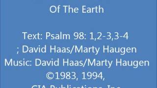 Psalm 98 All The Ends Of The Earth HaasHaugen [upl. by Noble]