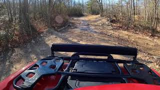 ATV Riding at Peters Mill Run  Honda Foreman 520 ATV GH020151 [upl. by Curkell]