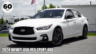 2024 Infiniti Q50 Red Sport 400 Review  An AMAZING Car with a BORING Name [upl. by Nertie]