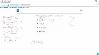 5th Grade STAAR Practice Simplifying Expressions and Order of Operations 54F  15 [upl. by Goodspeed]