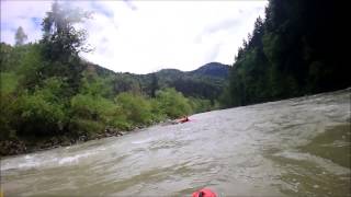 Saalach von Au bis Unken bei Hochwasser [upl. by Carri]