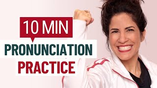 10 MIN English Pronunciation Practice [upl. by Caritta242]