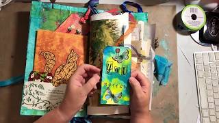 How to Make a Boho Delight Flowish Junk Journal [upl. by Kliment560]