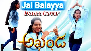 Jai Balayya Dance Cover Akhanda movie song BalakrishnaAlekhya Raj [upl. by Morganne]