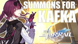 SUMMONS FOR KAFKA The Most Ridiculous Pulls Yet Honkai Star Rail [upl. by Natividad838]