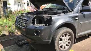 Front bumper removal on Freelander 2LR2 [upl. by Refannej]