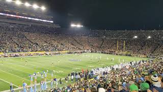 Here Come The IrishShipping Up To Boston  Notre Dame vs UNC  October 30 2021 [upl. by Ellehsim]