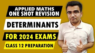 Class 12 Applied Maths Determinants  One Shot Revision Video  Determinants Class 12 Applied Maths [upl. by Adnimra]