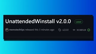 Introducing UnattendedWinstall v20 [upl. by Philemol708]