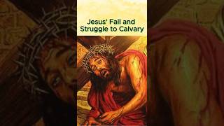 Jesus Fall and Struggle to Calvary jesus jesuschrist jesús hesus gesù calvary religion fyp [upl. by Darahs772]